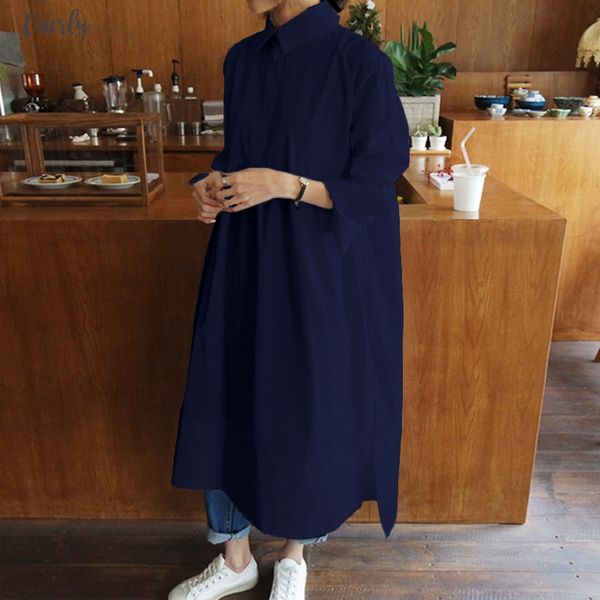 2020 autumn women solid shirts dresses casual loose stand collar lapel irregular hem dress plus size vestidos robe mujer, Black;gray
2020 autumn women solid shirts dresses casual loose stand collar lapel irregular hem dress plus size vestidos robe mujer, Black;gray