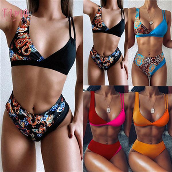 2020 bikini push up swimwear women print dragon swimsuit patchwork maillot de bain femme high waist beachwear bathing suit, White;black
2020 bikini push up swimwear women print dragon swimsuit patchwork maillot de bain femme high waist beachwear bathing suit, White;black