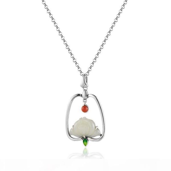 2020 designer thai silver s925 silver hetian necklace necklace female lotus clavicle chain
2020 designer thai silver s925 silver hetian necklace necklace female lotus clavicle chain