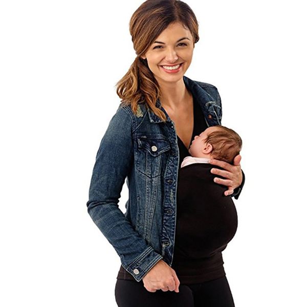 mommy babysitting t-shirt sleeveless solid parenting baby carrier mother kangaroo t shirt women for summer, White
mommy babysitting t-shirt sleeveless solid parenting baby carrier mother kangaroo t shirt women for summer, White