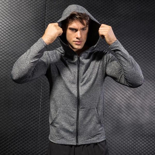 men sports casual hooded hoodies outdoor elastic windproof quick drying zipper sweatshirts for fitness running cycling sudadera, Black
men sports casual hooded hoodies outdoor elastic windproof quick drying zipper sweatshirts for fitness running cycling sudadera, Black
