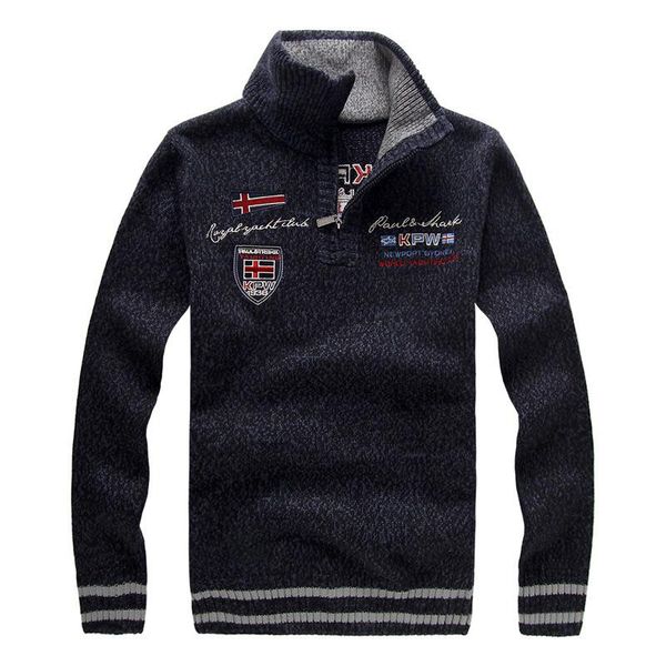 new men's sweater winter fashion embroidery thicken stand collar wool sweater coat for men pullovers 3 colors bfa15, White;black
new men's sweater winter fashion embroidery thicken stand collar wool sweater coat for men pullovers 3 colors bfa15, White;black