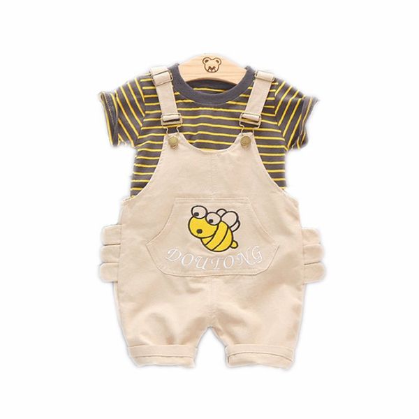 summer baby girls boys clothing sets infant clothes suits stripe t shirt strap cartoon embroidery shorts kids children costume, White
summer baby girls boys clothing sets infant clothes suits stripe t shirt strap cartoon embroidery shorts kids children costume, White