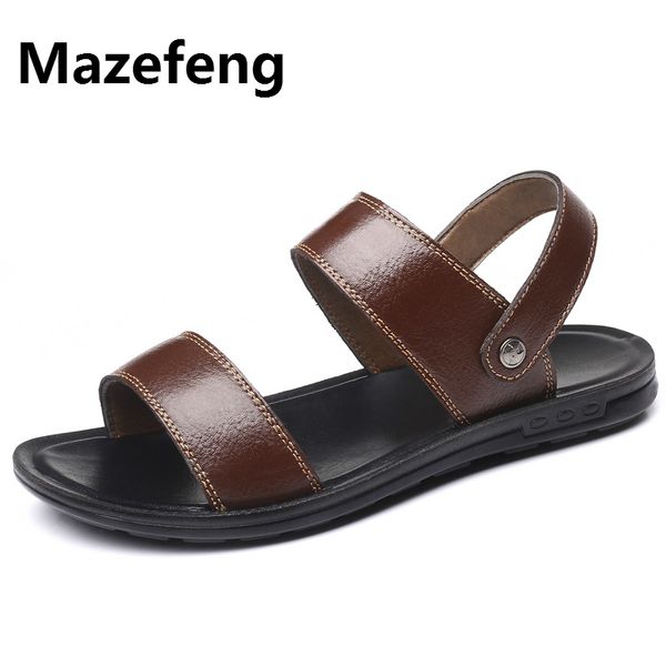 sandals 2021 summer men genuine leather classic roman open-toed slipper outdoor beach rubber shoes flip flop water sandal, Black
sandals 2021 summer men genuine leather classic roman open-toed slipper outdoor beach rubber shoes flip flop water sandal, Black