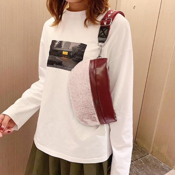 splicing waist bag women selling delicate soft surface durable plush leather shoulder messenger bags waist belt purse
splicing waist bag women selling delicate soft surface durable plush leather shoulder messenger bags waist belt purse