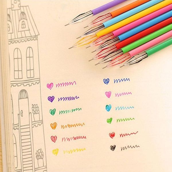 12pcs/lot creative cartoon creative stationery cow diamond head gel pen color cartridge flash pen smooth ink painting graffiti
12pcs/lot creative cartoon creative stationery cow diamond head gel pen color cartridge flash pen smooth ink painting graffiti
