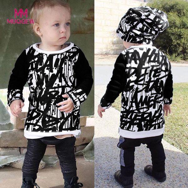 fashion toddler baby kids boys girls long sleeve doodle print outfits clothes 2018 new autumn winter, Black
fashion toddler baby kids boys girls long sleeve doodle print outfits clothes 2018 new autumn winter, Black