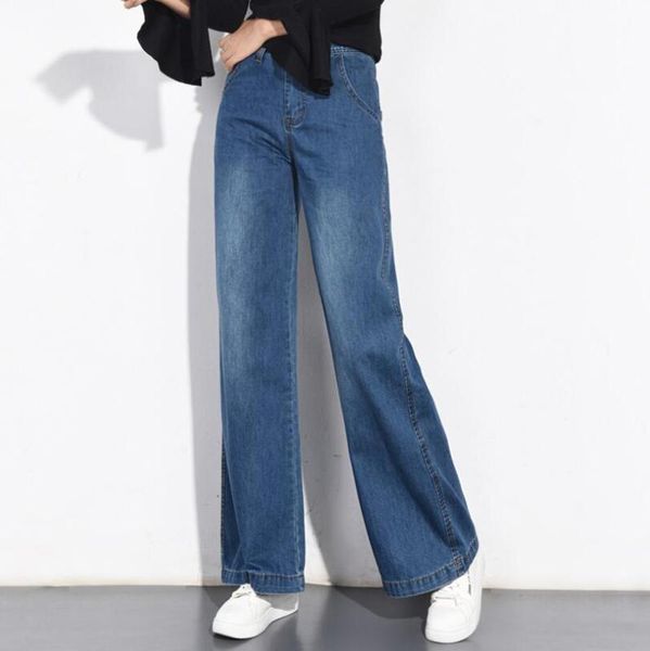 vintage jeans for women trousers 2019 autumn loose wide leg women's jeans femme large sizes straight pants high waist p300, Blue
vintage jeans for women trousers 2019 autumn loose wide leg women's jeans femme large sizes straight pants high waist p300, Blue
