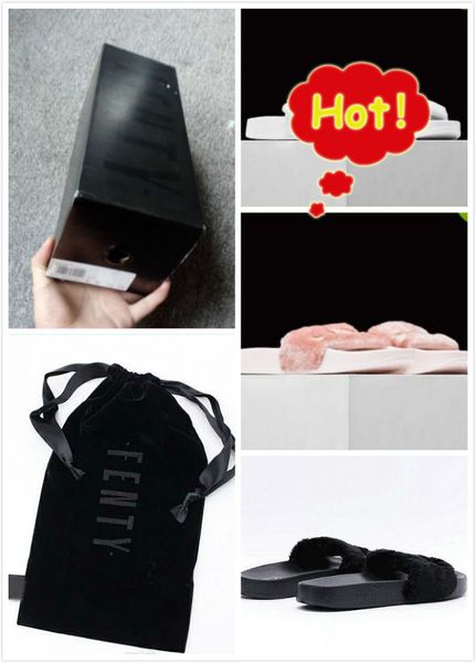 send with original boxes leadcat fenty fur slide rihanna shoes women slippers indoor sandals girls fashion scuffs pink black white dhl
send with original boxes leadcat fenty fur slide rihanna shoes women slippers indoor sandals girls fashion scuffs pink black white dhl