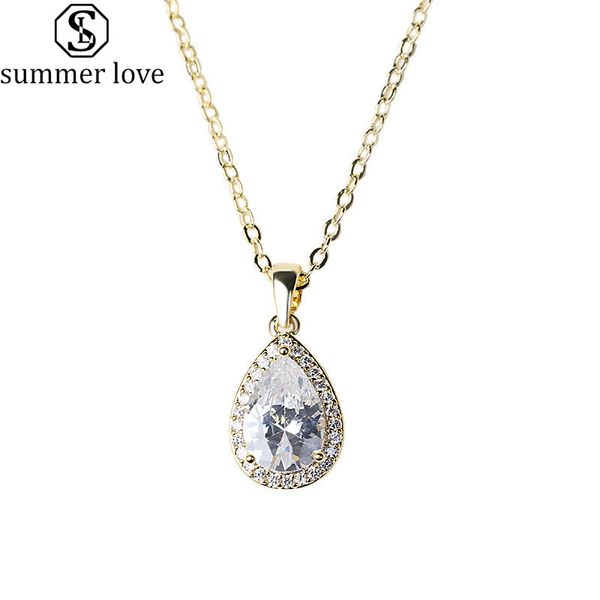 cubic zirconia teardrop necklaces 2020 classical water drop necklace for women silver gold chain designer jewelry necklace-z
cubic zirconia teardrop necklaces 2020 classical water drop necklace for women silver gold chain designer jewelry necklace-z