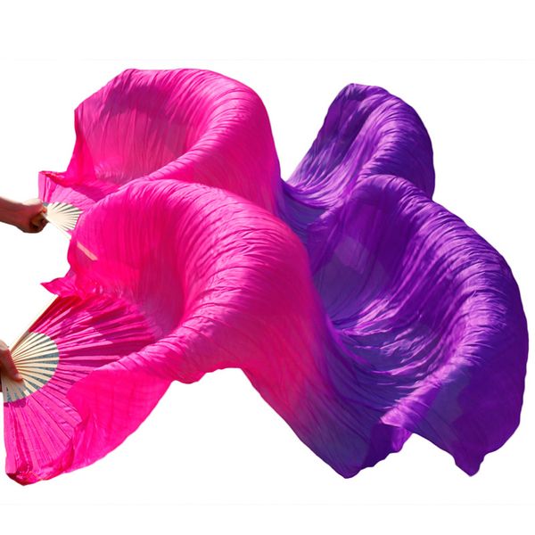 100% silk veils dance fans 1 pair bamboo ribs long silk belly dancing fans gradient rose + purple can be customized, Black;red
100% silk veils dance fans 1 pair bamboo ribs long silk belly dancing fans gradient rose + purple can be customized, Black;red