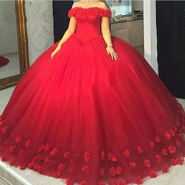 princess off the shoulder red ball gown sweet 16 dresses 2020 hand made flowers tulle corset back backless quinceanera dress prom vestidos, Blue;red
princess off the shoulder red ball gown sweet 16 dresses 2020 hand made flowers tulle corset back backless quinceanera dress prom vestidos, Blue;red