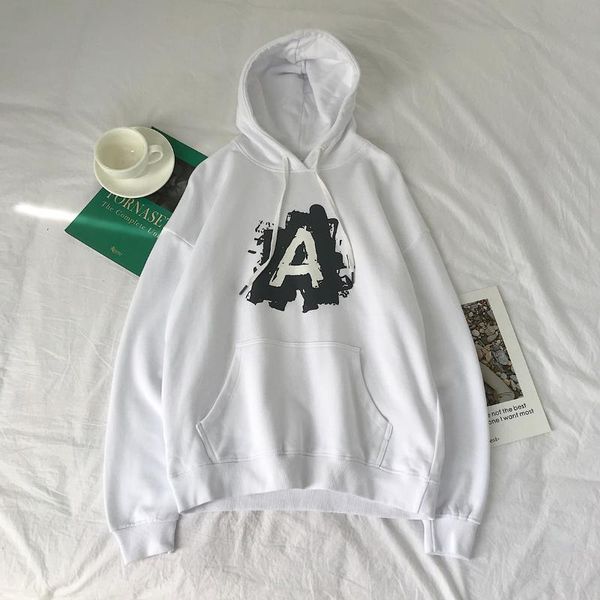 letters a printed fleece pullover hoodies men/women casual hooded streetwear sweatshirts hip hop harajuku male, Black
letters a printed fleece pullover hoodies men/women casual hooded streetwear sweatshirts hip hop harajuku male, Black