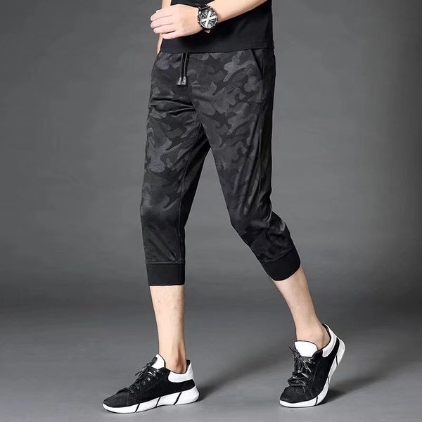 2018 men's korean-style pants men sports camouflage running capris summer large size loose casual pants, White;black
2018 men's korean-style pants men sports camouflage running capris summer large size loose casual pants, White;black