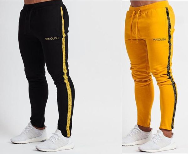 

Mens Sweatpants Fitness Sports Pants Spring Autumn Fashion Running Trousers Muscle Brother Track Pants For Male