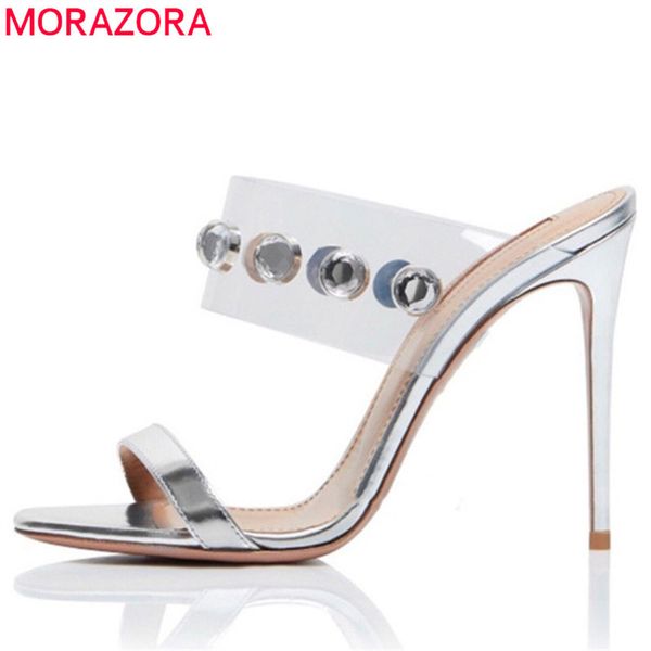morazora 2019, venta al por mayor, sandalias transparentes de talla grande 48, sandalias sexis de tacón alto para mujer, zapatos de fiesta, Black
morazora 2019, venta al por mayor, sandalias transparentes de talla grande 48, sandalias sexis de tacón alto para mujer, zapatos de fiesta, Black