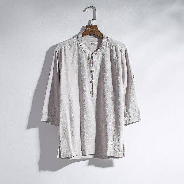 causal linen shirt men shirts pullover loose comfortable breathable natural linen 2020 new trend, White;black 
causal linen shirt men shirts pullover loose comfortable breathable natural linen 2020 new trend, White;black