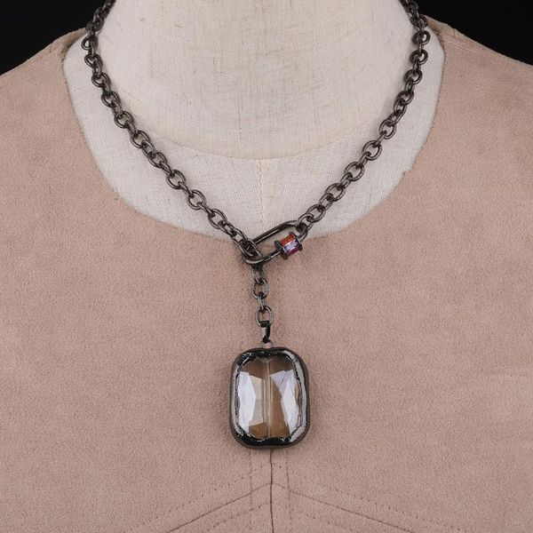 3pcs/lot rainbow zirconia oval clasps gun black metal chains necklace,heart stars crystal buckle pendant necklace long 18 inch, Silver
3pcs/lot rainbow zirconia oval clasps gun black metal chains necklace,heart stars crystal buckle pendant necklace long 18 inch, Silver