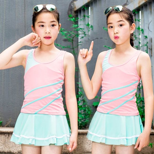 color matching girl's dress swim swim spring swimming suit cute elegant one-piece skirt children's swimming suit, White;black
color matching girl's dress swim swim spring swimming suit cute elegant one-piece skirt children's swimming suit, White;black