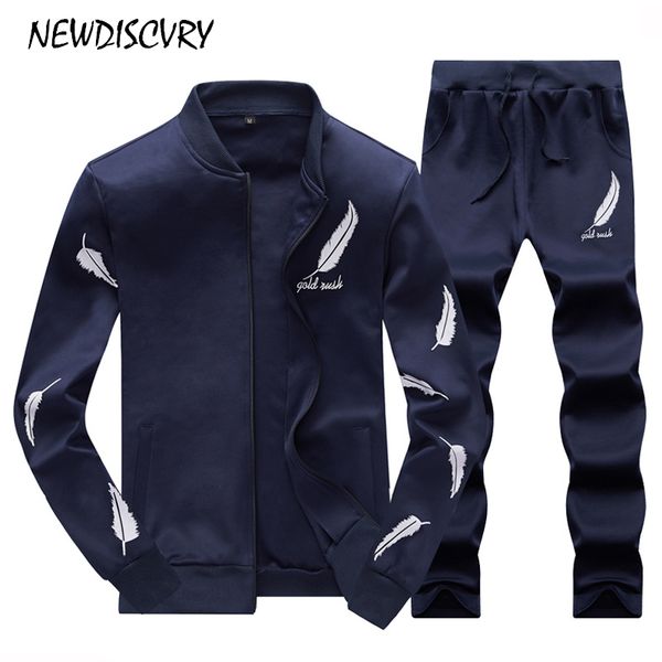 newdiscvry tracksuits men 2 piece men's sportswear 2018 autumn spring man sweatshirts set coats casual male track suits clothes, Gray
newdiscvry tracksuits men 2 piece men's sportswear 2018 autumn spring man sweatshirts set coats casual male track suits clothes, Gray