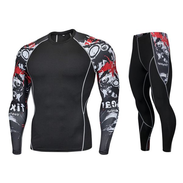brand men running sport compression t shirt pants suits jogging tracksuit sets male gym fitness crossfit sportswear tees leggings, Gray
brand men running sport compression t shirt pants suits jogging tracksuit sets male gym fitness crossfit sportswear tees leggings, Gray