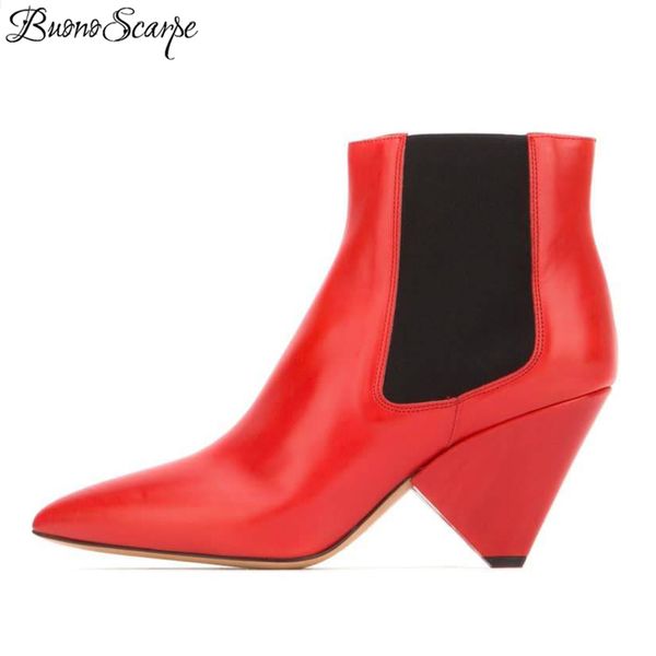 buono scarpe fashion women's ankle boots shoes 2019 spring autumn pointed toe women's red white silver boots ladies big size 43, Black
buono scarpe fashion women's ankle boots shoes 2019 spring autumn pointed toe women's red white silver boots ladies big size 43, Black