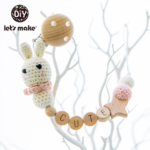 let's make 1pc pacifier chain baby teeting chains crochet beads wooden clips wood beads teether tiny rod kids dummy clips
let's make 1pc pacifier chain baby teeting chains crochet beads wooden clips wood beads teether tiny rod kids dummy clips
