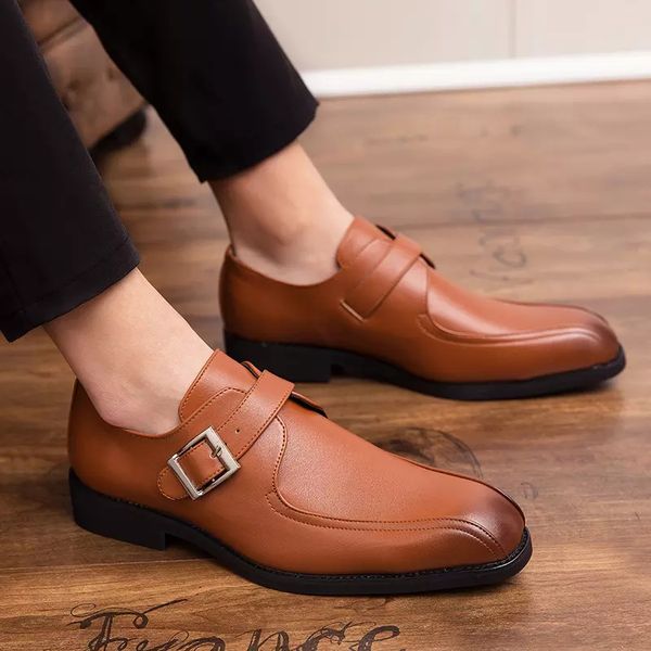 men pu leather fashion shoes low heel loafers shoes dress brogue spring ankle boots vintage classic male casuallp309, Black
men pu leather fashion shoes low heel loafers shoes dress brogue spring ankle boots vintage classic male casuallp309, Black