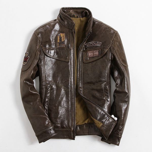 tcyeek real leather jacket men clothes 2019 streetwear fashion mens sheepskin coat slim fit moto biker genuine leather coat 6001, Black
tcyeek real leather jacket men clothes 2019 streetwear fashion mens sheepskin coat slim fit moto biker genuine leather coat 6001, Black