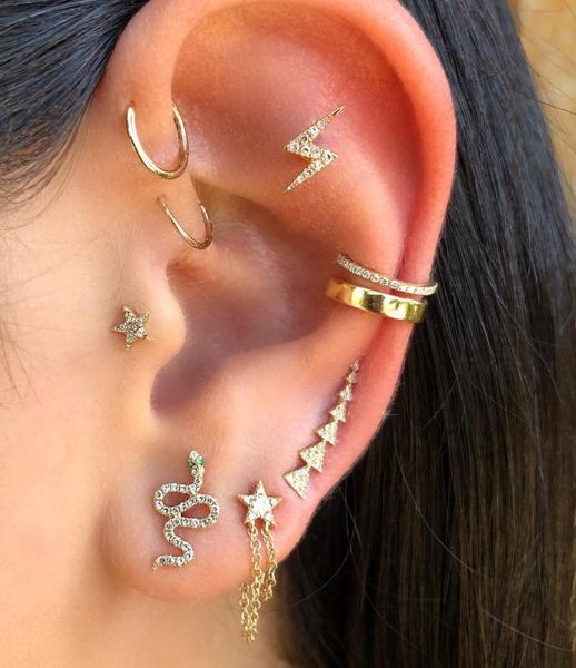 real 925 sterling silver fashion mini snake earring with color cz paved ear for russia cute ear stud earring for women lady girl, Golden;silver
real 925 sterling silver fashion mini snake earring with color cz paved ear for russia cute ear stud earring for women lady girl, Golden;silver