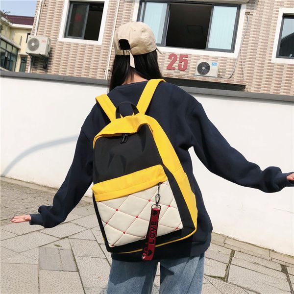backpack women 2019 new canvas trend color matching simple korean student school bag campus large capacity girl travel backpack
backpack women 2019 new canvas trend color matching simple korean student school bag campus large capacity girl travel backpack