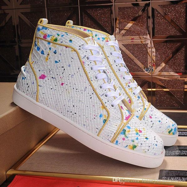 red bottoms обувь шипованная шипы flat дизайнер кроссовки для мужчин женщины с низким cut замша с блестками партии lovers свадьба кожа rivet, Black
red bottoms обувь шипованная шипы flat дизайнер кроссовки для мужчин женщины с низким cut замша с блестками партии lovers свадьба кожа rivet, Black