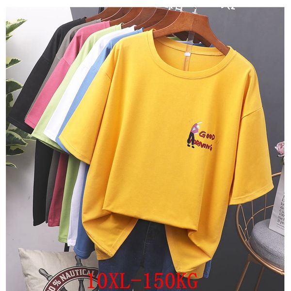 women's t-shirt large size plus 7xl 8xl 9xl 10xl summer round neck short sleeve loose black and white red big top
women's t-shirt large size plus 7xl 8xl 9xl 10xl summer round neck short sleeve loose black and white red big top