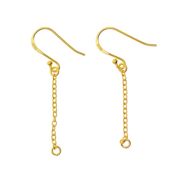 1 pair blank 925 sterling silver french earrings hooks earwire ear wire with chain jewelry making findings, Blue;slivery
1 pair blank 925 sterling silver french earrings hooks earwire ear wire with chain jewelry making findings, Blue;slivery