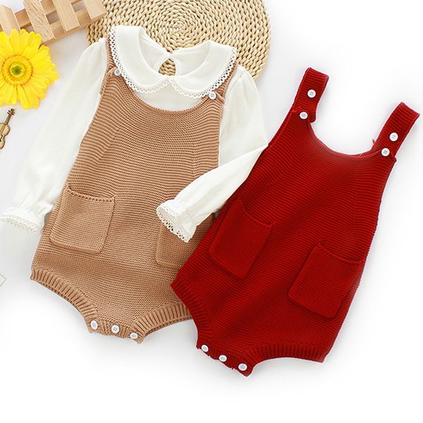 fashion autumn baby boys clothes pocket knitted baby rompers overalls jumpsuits boys girls solid color kids rompers clothes, Blue
fashion autumn baby boys clothes pocket knitted baby rompers overalls jumpsuits boys girls solid color kids rompers clothes, Blue