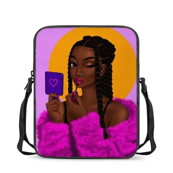 hycool cute black art african beauty girl make up print ladies messenger bags female cross-body bag women small shoulder bag
hycool cute black art african beauty girl make up print ladies messenger bags female cross-body bag women small shoulder bag