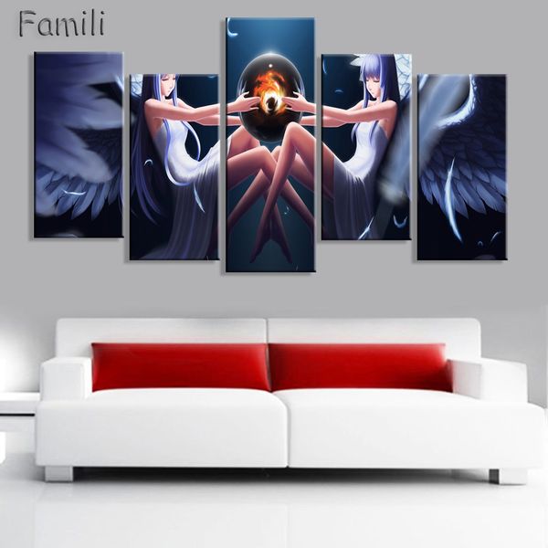 5 pieces/set large hd printed oil painting angel girl canvas print art home decor idea wall art pictures for living room
5 pieces/set large hd printed oil painting angel girl canvas print art home decor idea wall art pictures for living room