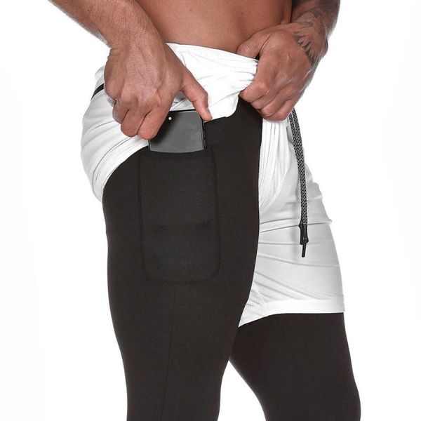 men's fitness running shorts 2 in 1 sports shorts male quick drying training exercise jogging gym built-in pocket dropship#0705, White;black
men's fitness running shorts 2 in 1 sports shorts male quick drying training exercise jogging gym built-in pocket dropship#0705, White;black