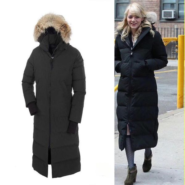 canada thickened warm velvet down jacket super long solid color hooded wind proof waterproof coat winter down jackets for women goose us, Blue;black
canada thickened warm velvet down jacket super long solid color hooded wind proof waterproof coat winter down jackets for women goose us, Blue;black
