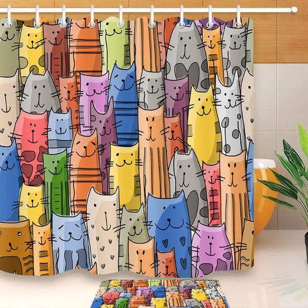 красочная cat printed ванна водонепроницаемый занавес 3d полиэстер ткань занавес ливня с 12 крючками для mildewproof ванной декора
красочная cat printed ванна водонепроницаемый занавес 3d полиэстер ткань занавес ливня с 12 крючками для mildewproof ванной декора