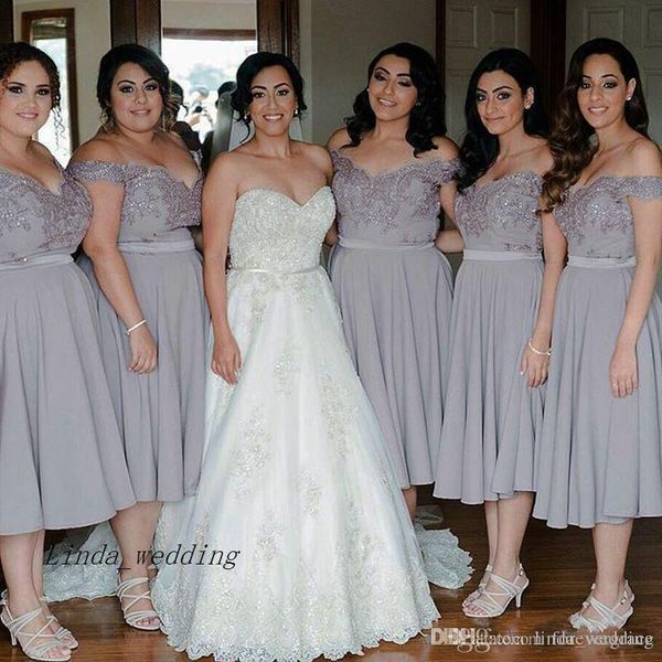 2019 new arrival off shoulder grey bridesmaid dress chiffon summer maid of honor gown plus size custom made, White;pink
2019 new arrival off shoulder grey bridesmaid dress chiffon summer maid of honor gown plus size custom made, White;pink