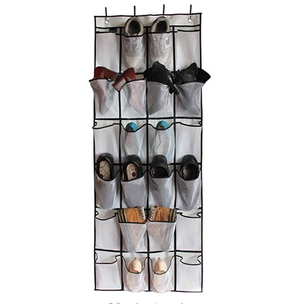 over the door shoe organizer 24 mesh pockets non-woven net fabric hanging shoes storage bag an2069
over the door shoe organizer 24 mesh pockets non-woven net fabric hanging shoes storage bag an2069