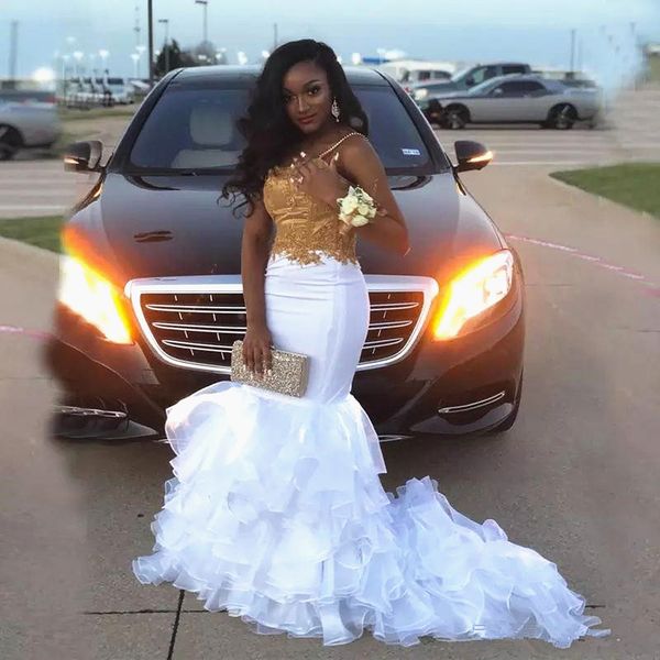 gold and white mermaid prom dresses 2020 beaded straps strapless ruffle beaded crystals evening long formal dress party pageant women girls, Black
gold and white mermaid prom dresses 2020 beaded straps strapless ruffle beaded crystals evening long formal dress party pageant women girls, Black