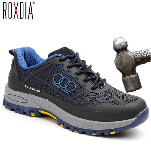 roxdia brand steel toecap men work & safety boots summer breathable insulation 6kv impact resistant male shoes size 38-44 rxm115, Black
roxdia brand steel toecap men work & safety boots summer breathable insulation 6kv impact resistant male shoes size 38-44 rxm115, Black
