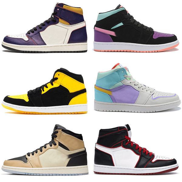 og high 1 jumpman sports mens basketball shoes 1s unc womens trainers mid fearless crimson tint travis scotts banned bred men sneakers 36-46
og high 1 jumpman sports mens basketball shoes 1s unc womens trainers mid fearless crimson tint travis scotts banned bred men sneakers 36-46