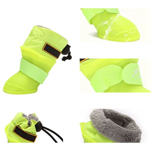 silicone pet outdoor shoes warm fleece inner non-slip waterproof protective rain boots for dogs
silicone pet outdoor shoes warm fleece inner non-slip waterproof protective rain boots for dogs