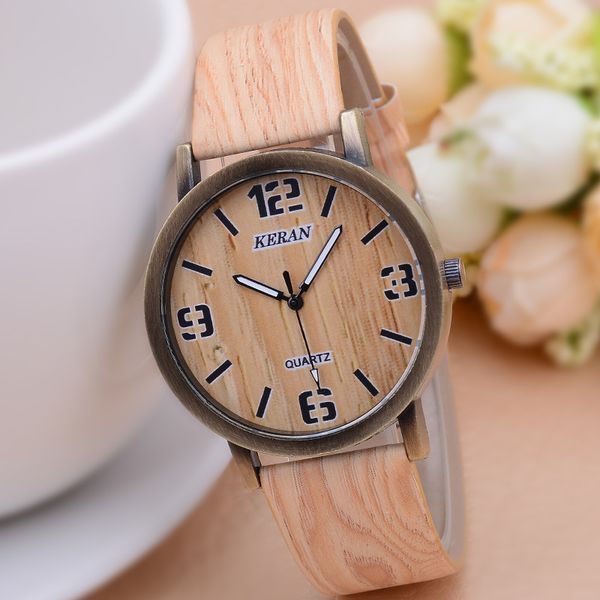 maxi popular imitative wood watch fashion simple wood grain pu strap watch quartz battery watches retro style wristwatch for women, Slivery;brown
maxi popular imitative wood watch fashion simple wood grain pu strap watch quartz battery watches retro style wristwatch for women, Slivery;brown