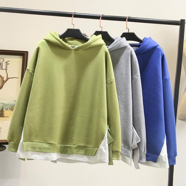 autumn winter velvet fabric thick hoodies for girls korean hooded sweatshirt women fake two piece long sleeve oversized hoodie, Black
autumn winter velvet fabric thick hoodies for girls korean hooded sweatshirt women fake two piece long sleeve oversized hoodie, Black