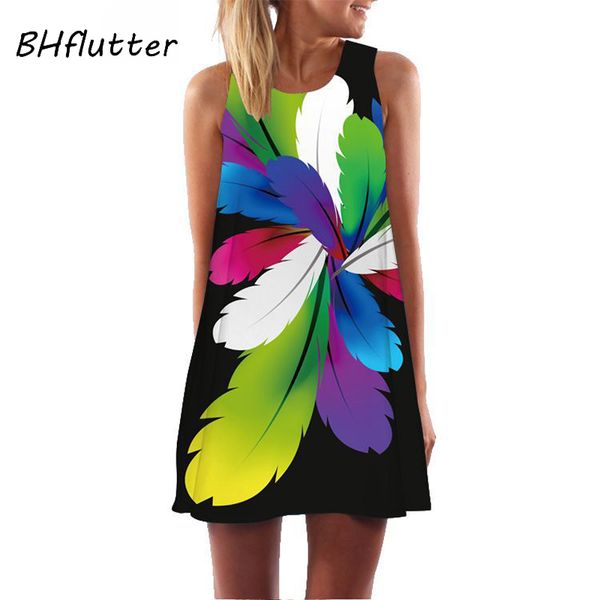 bhflutter women dress 2020 new arrival floral print short chiffon summer dress sleeveless casual loose boho beach sukienki, Black;gray
bhflutter women dress 2020 new arrival floral print short chiffon summer dress sleeveless casual loose boho beach sukienki, Black;gray
