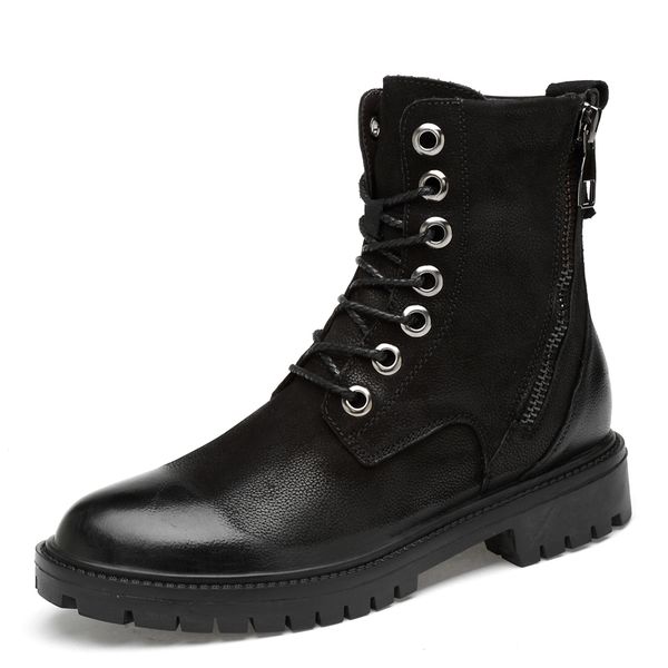 the first layer of leather high boots, gaobang leather casual shoes, high shoes, outdoor boots, Black
the first layer of leather high boots, gaobang leather casual shoes, high shoes, outdoor boots, Black